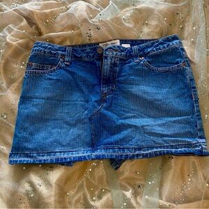 Old Navy Blue Denim Mini Skirt